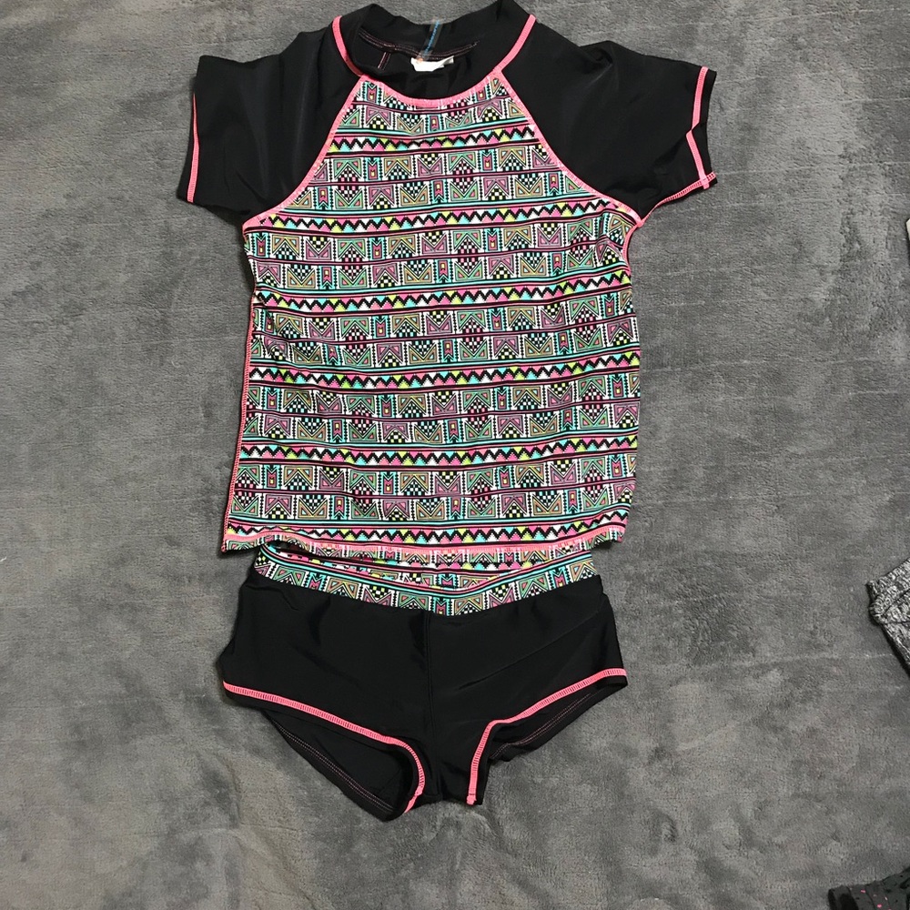 Orageous Girl’s Swim Top and Shorts